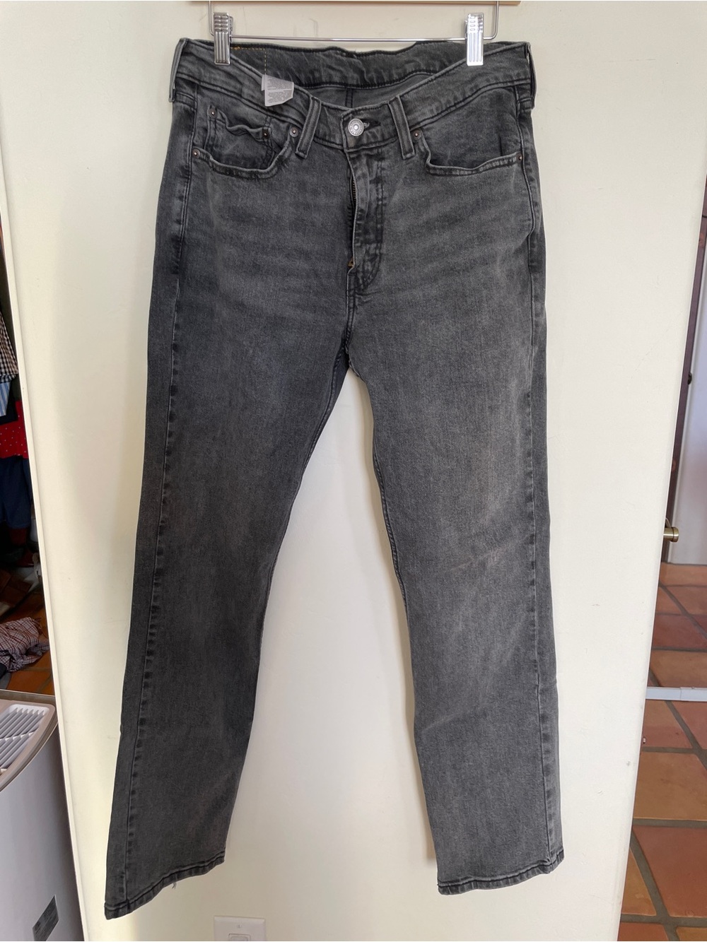 Levi’s 514 Men's Straight Fit Black Washed Jeans